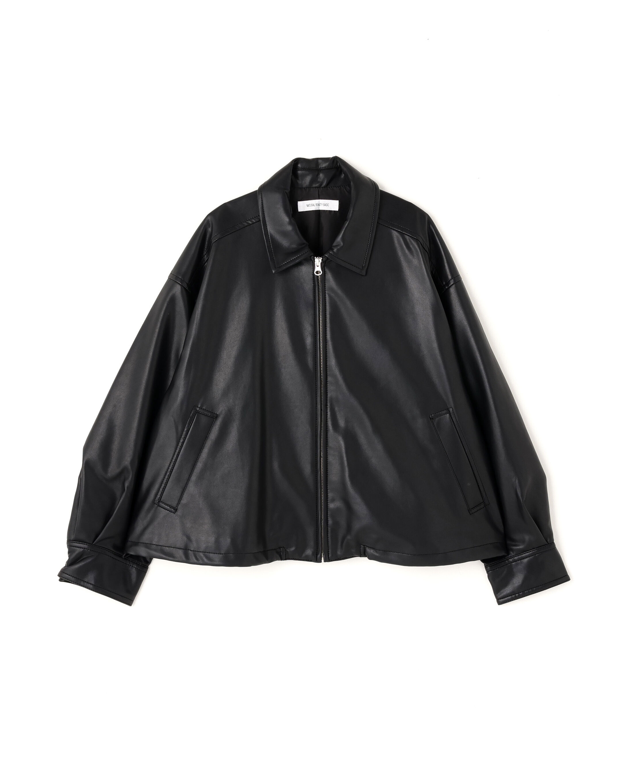  「フェイクレザードロストブルゾン」|ブルゾン・スタジャン|