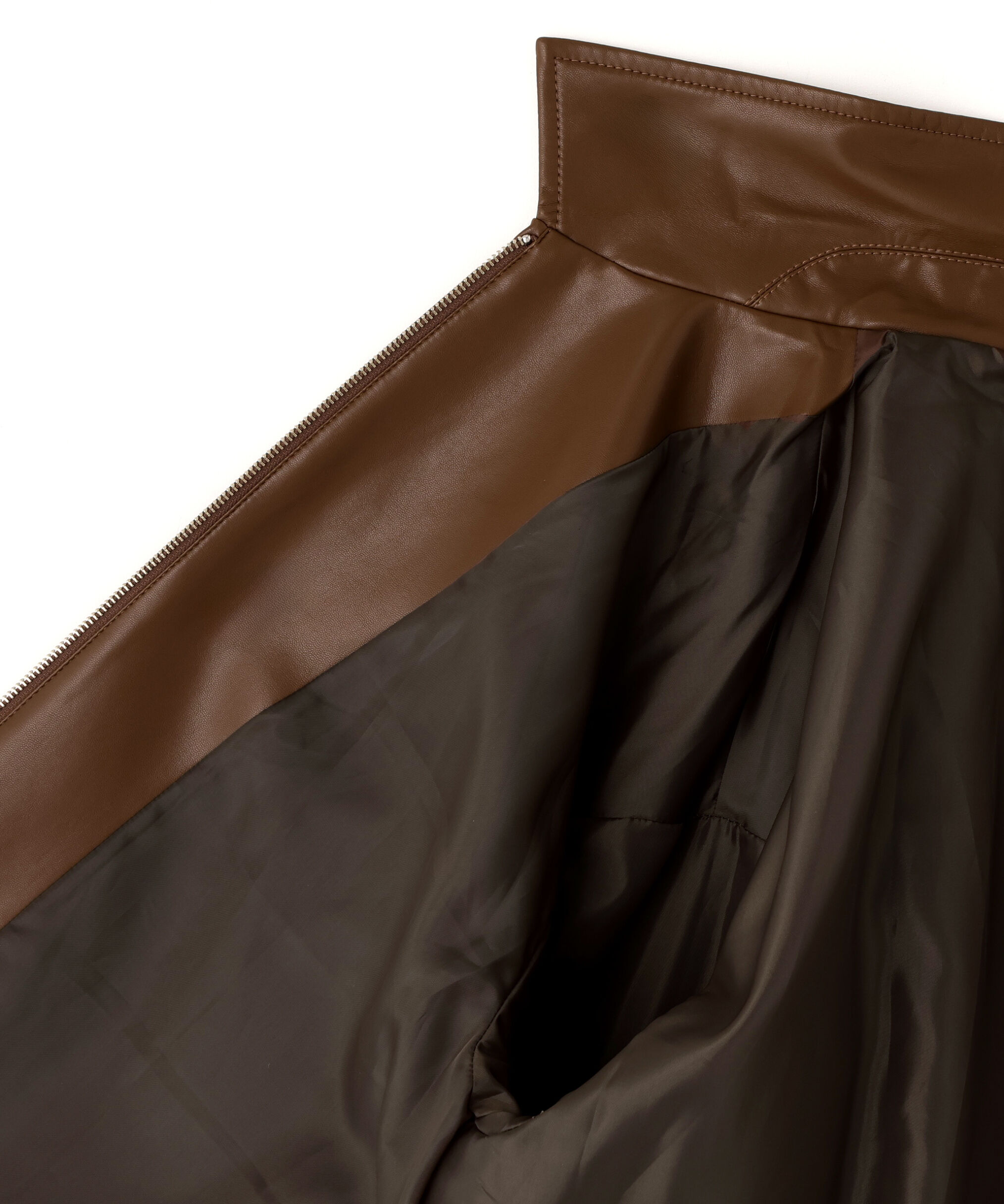  「フェイクレザードロストブルゾン」|ブルゾン・スタジャン|