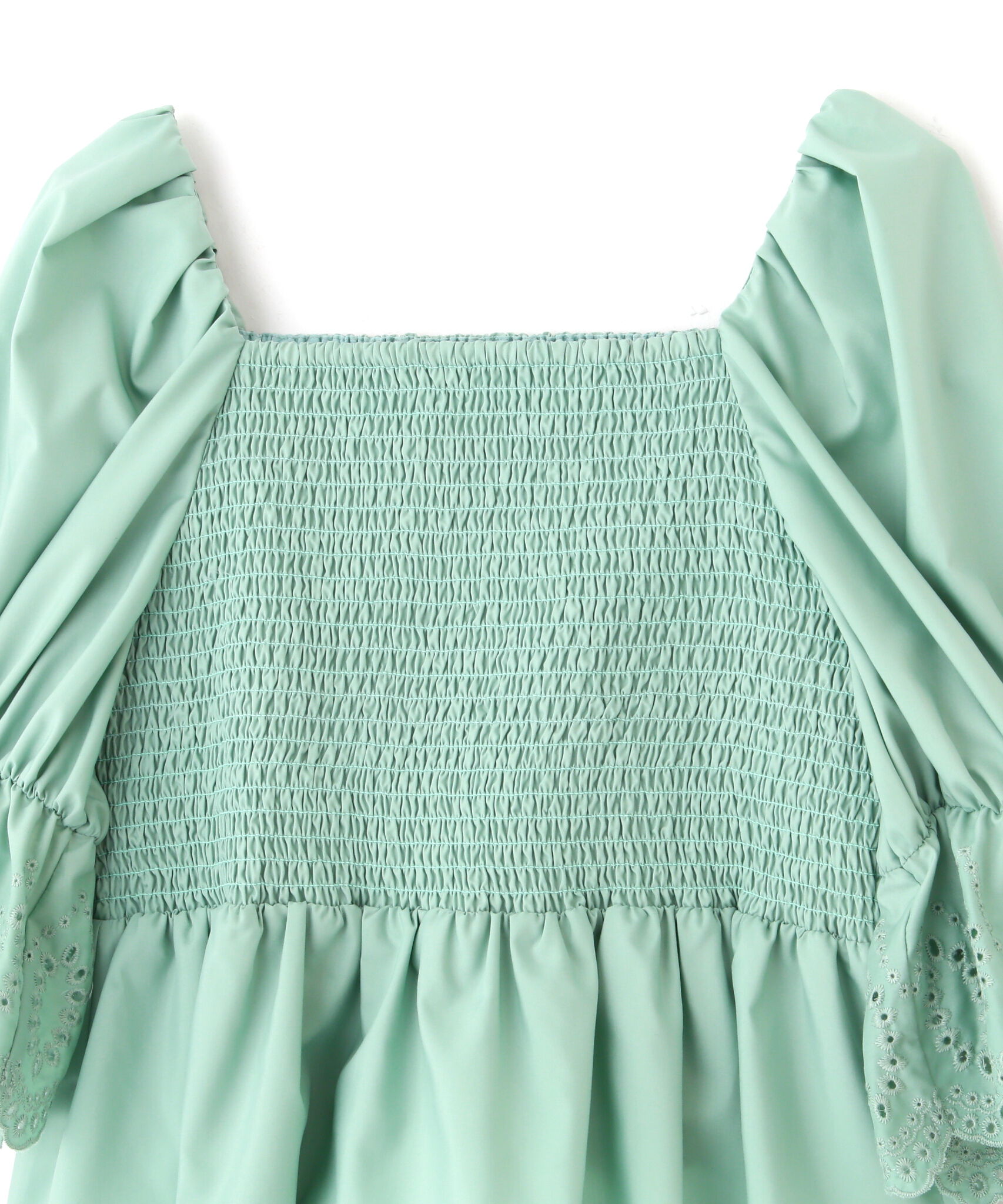  「エンブロイダリーパフブラウス」|シャツ・ブラウス|