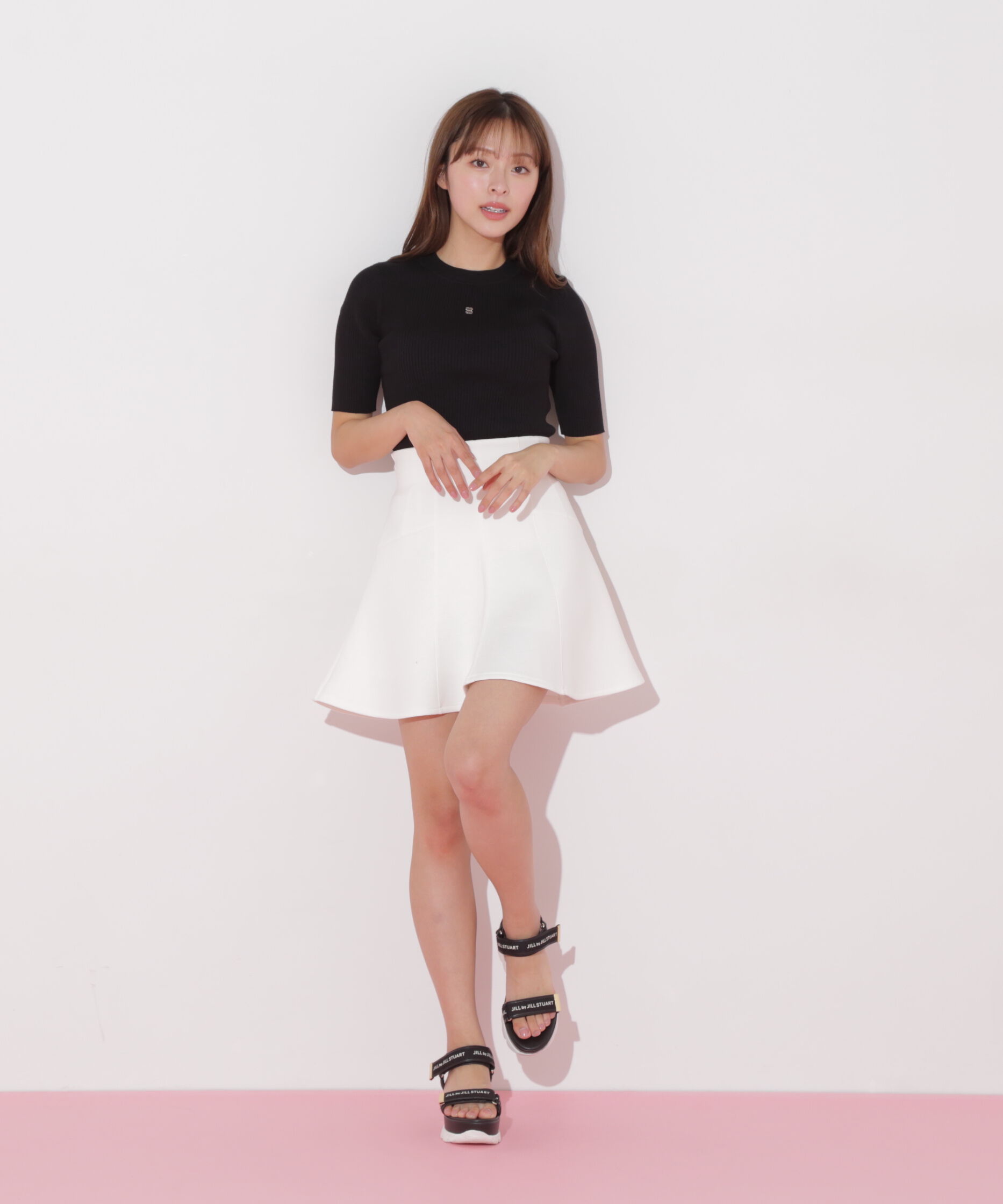  「メタルプレートリブニット」|ニット・セーター|