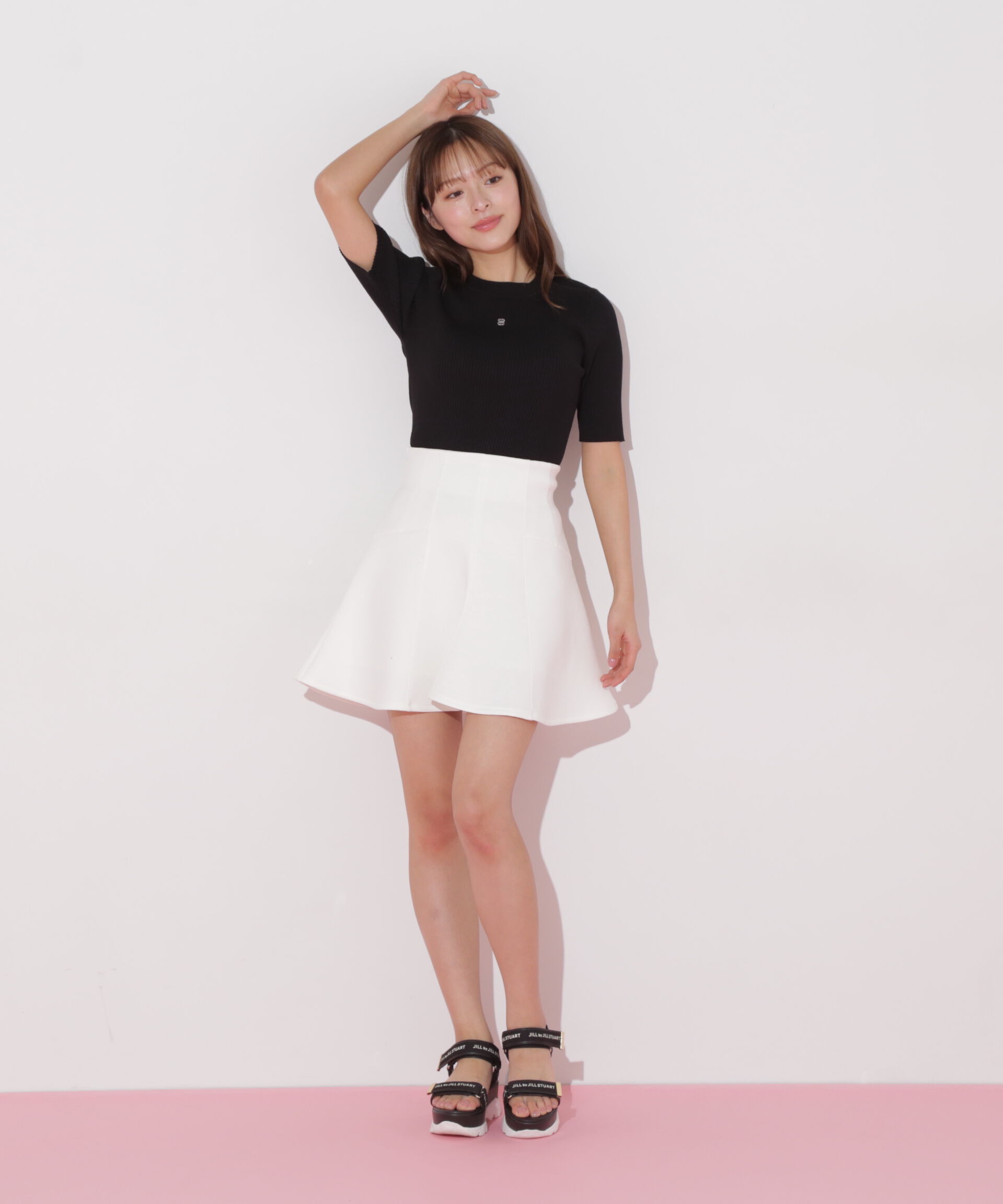  「メタルプレートリブニット」|ニット・セーター|