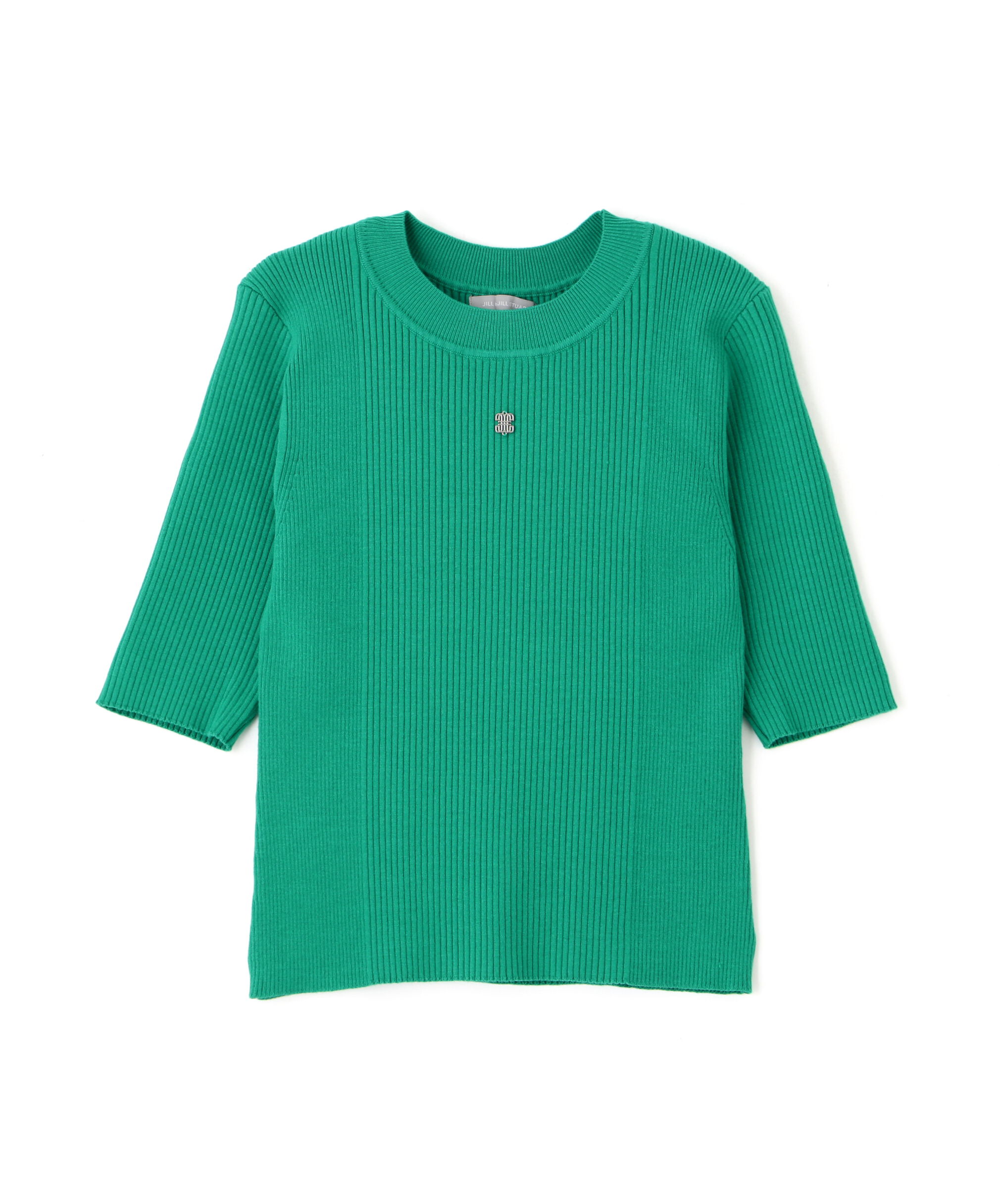  「メタルプレートリブニット」|ニット・セーター|