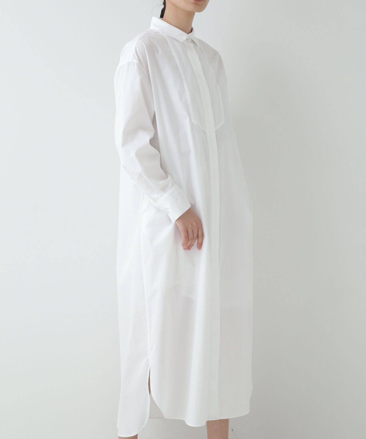  「◆１００／２ブロードシャツワンピース」|ワンピース|