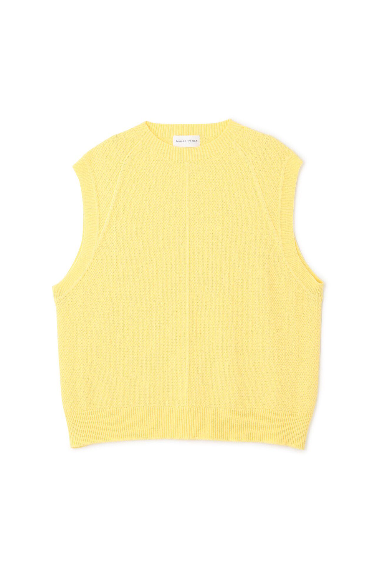  「◆【ウォッシャブル】コットンポリエステルリンクスベスト」|ニット・セーター|