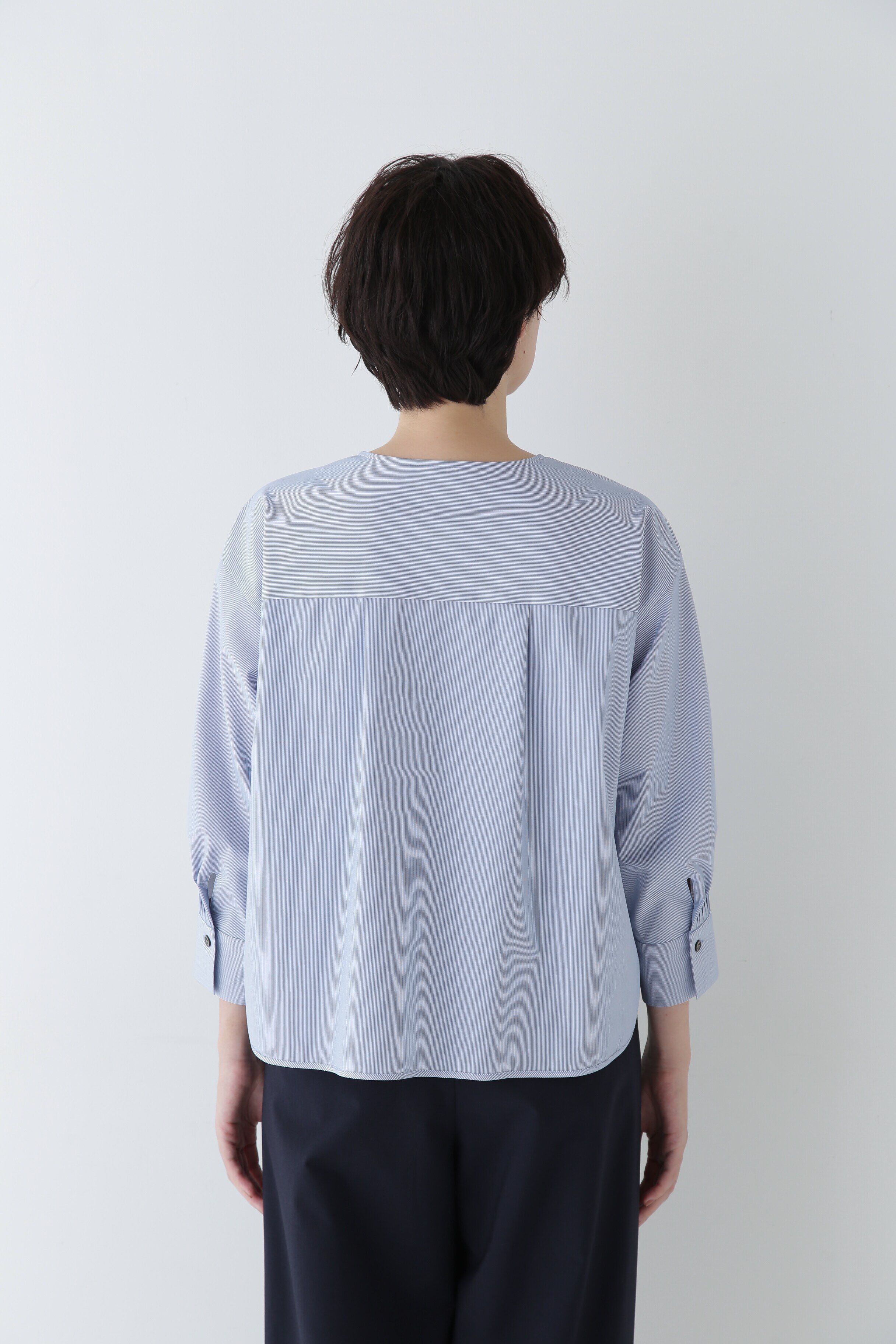  「◆スキッパーブロードブラウス」|シャツ・ブラウス|