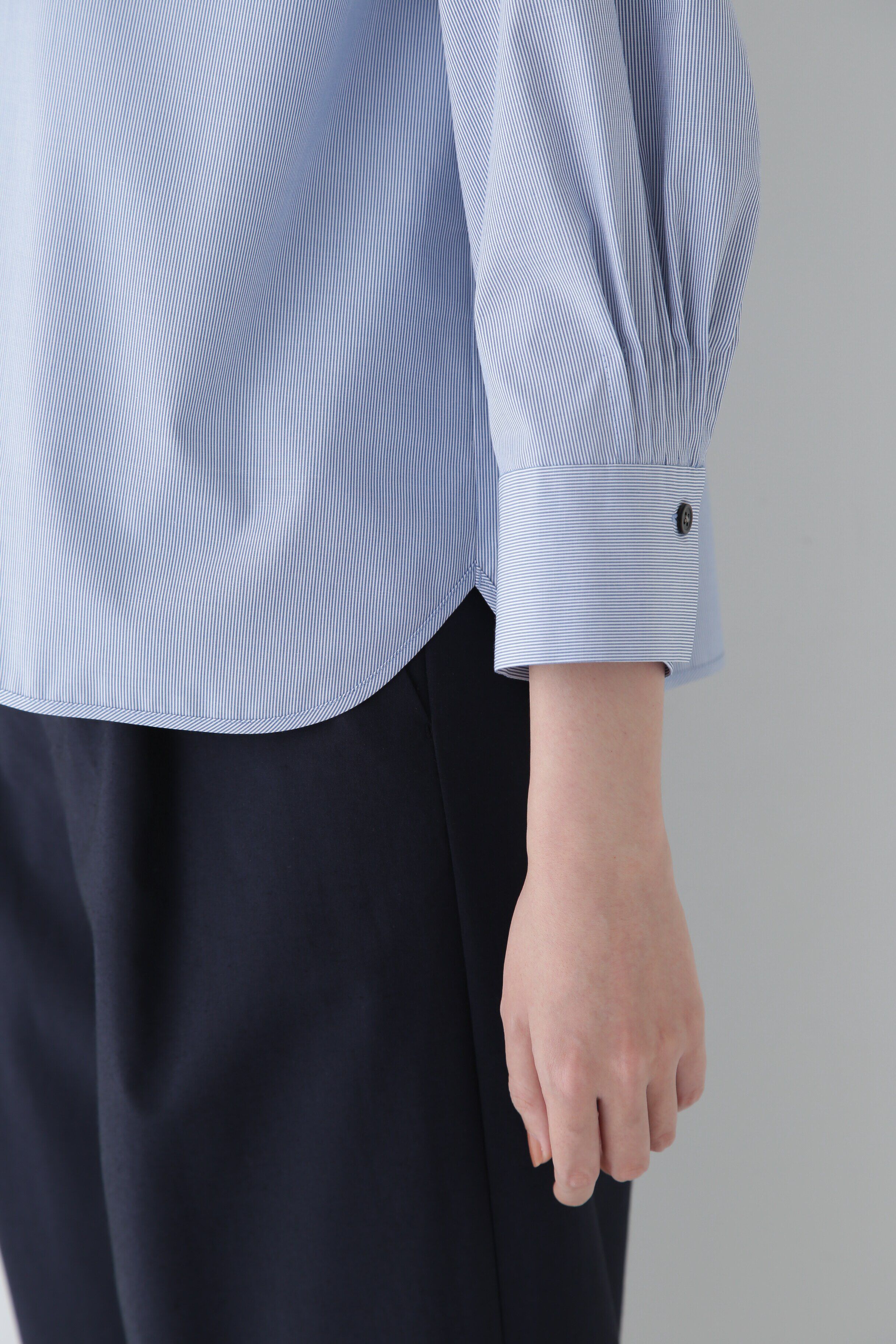  「◆スキッパーブロードブラウス」|シャツ・ブラウス|