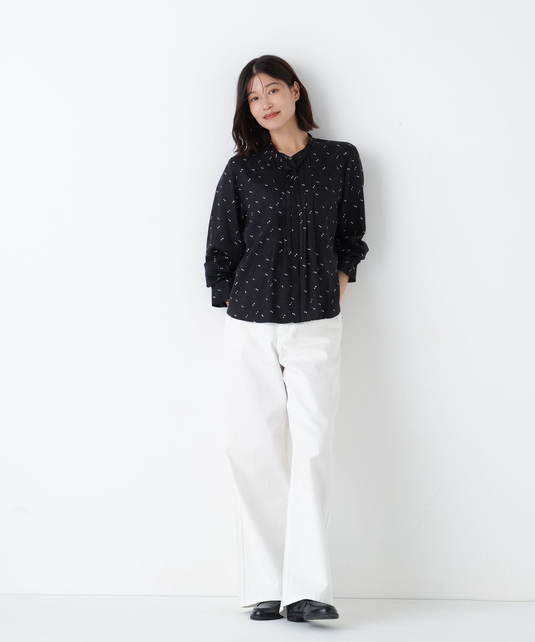  「◆テンセルビエラタイブラウス」|シャツ・ブラウス|