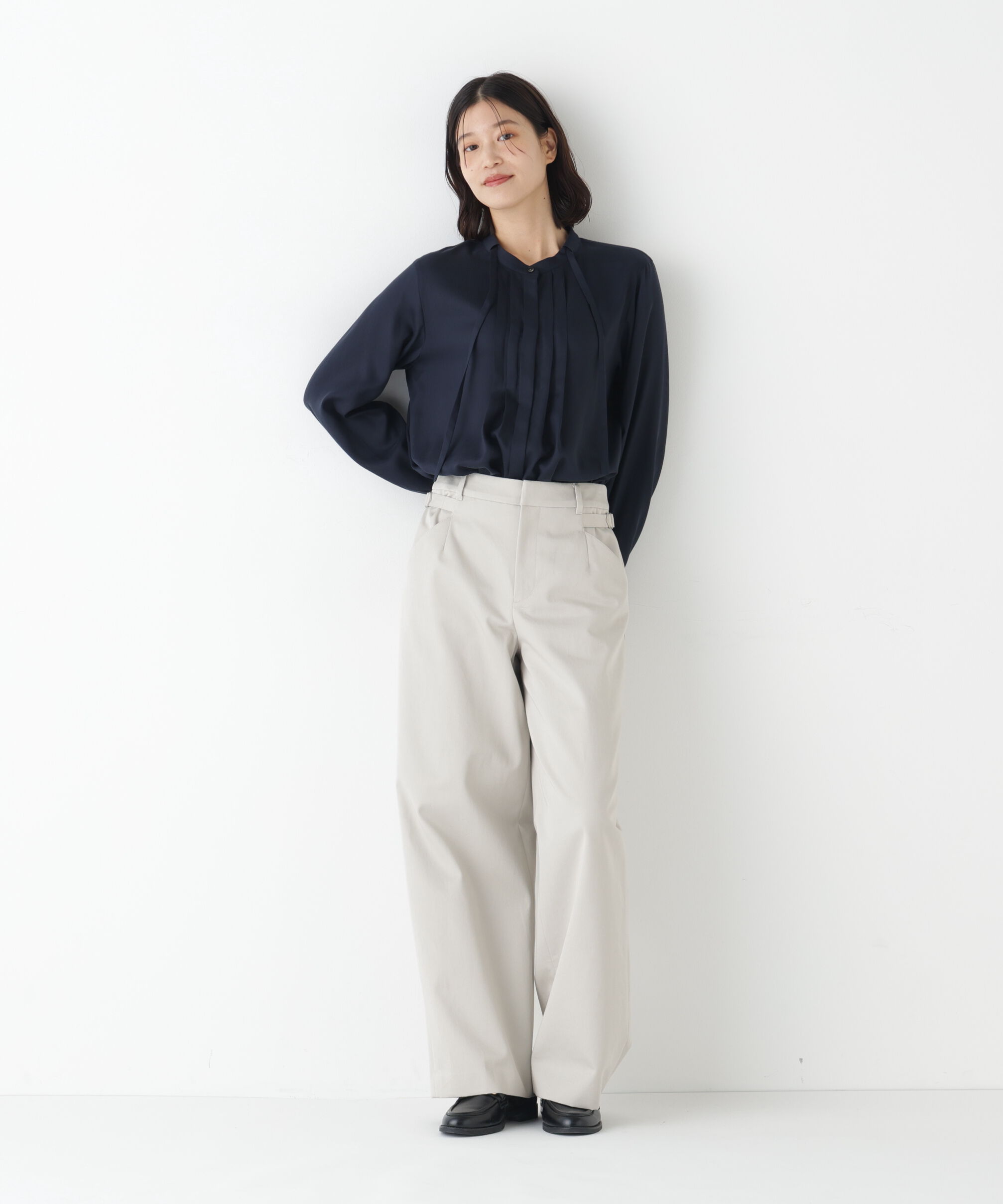  「◆テンセルビエラタイブラウス」|シャツ・ブラウス|