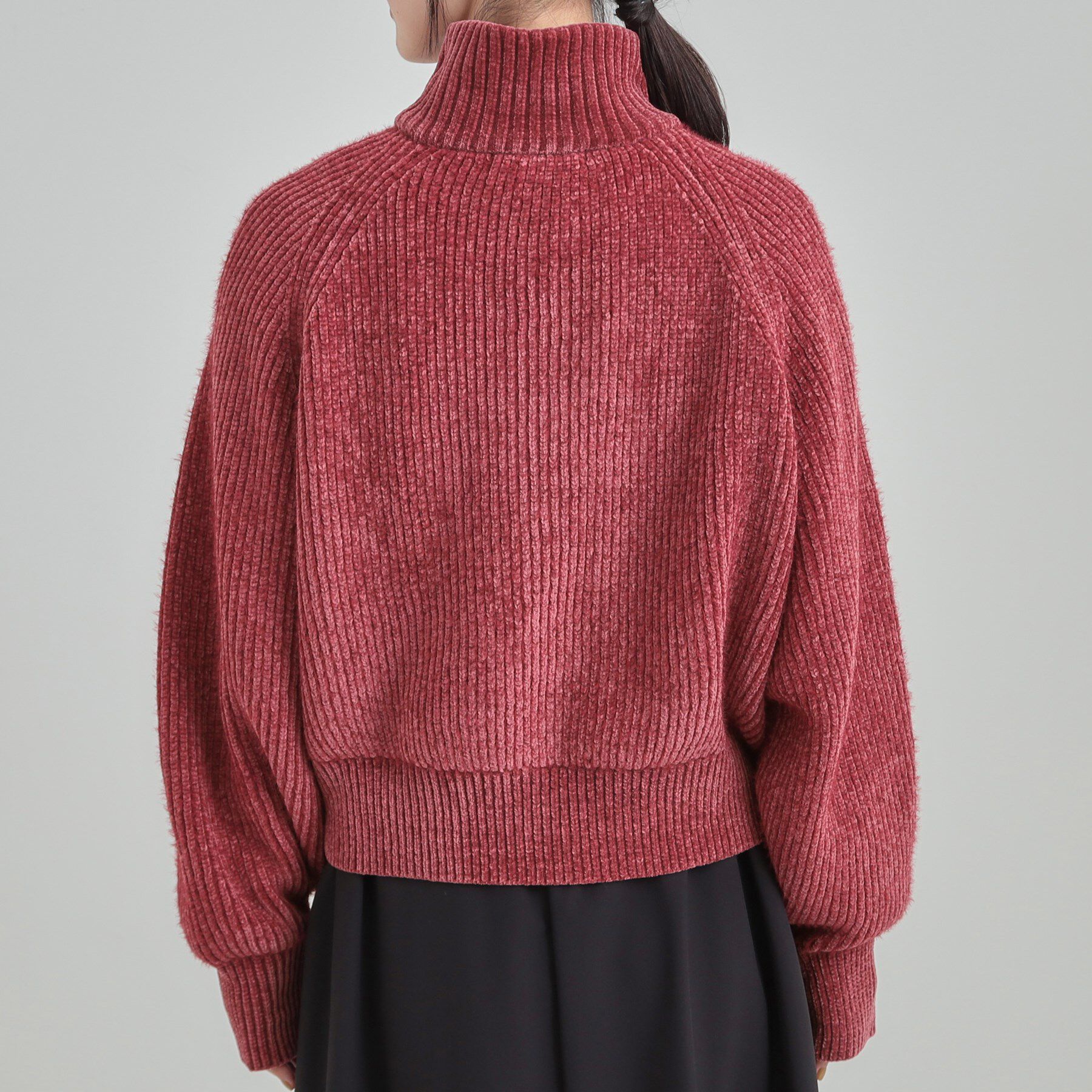 SHOO･LA･RUE「大人カジュアルスタイルに フェザーストライプモールブルゾン」|ブルゾン・スタジャン|