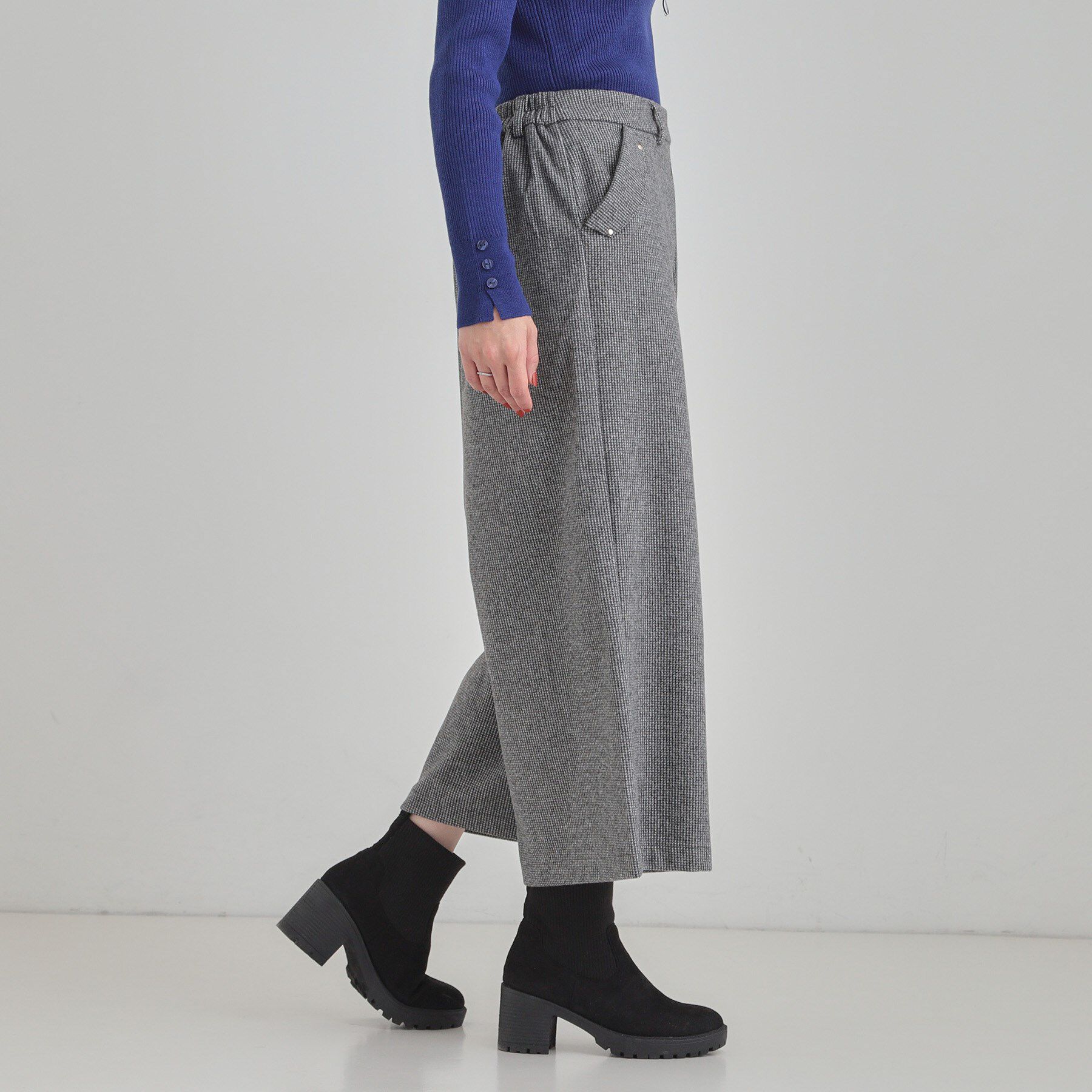 SHOO･LA･RUE「【あったか/S-LL】裏起毛ガウチョパンツ」|その他|