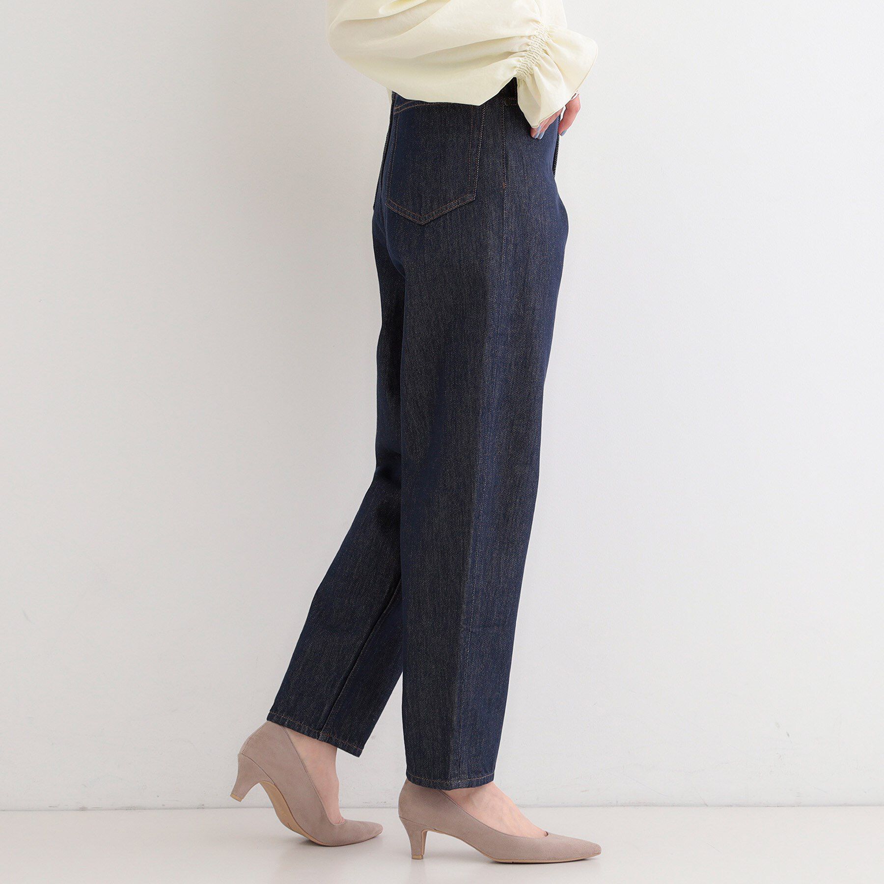 SHOO･LA･RUE「【SHOO・LA・RUE DENIM】大人のきれいめカジュアルに テーパードパンツ」|デニム|