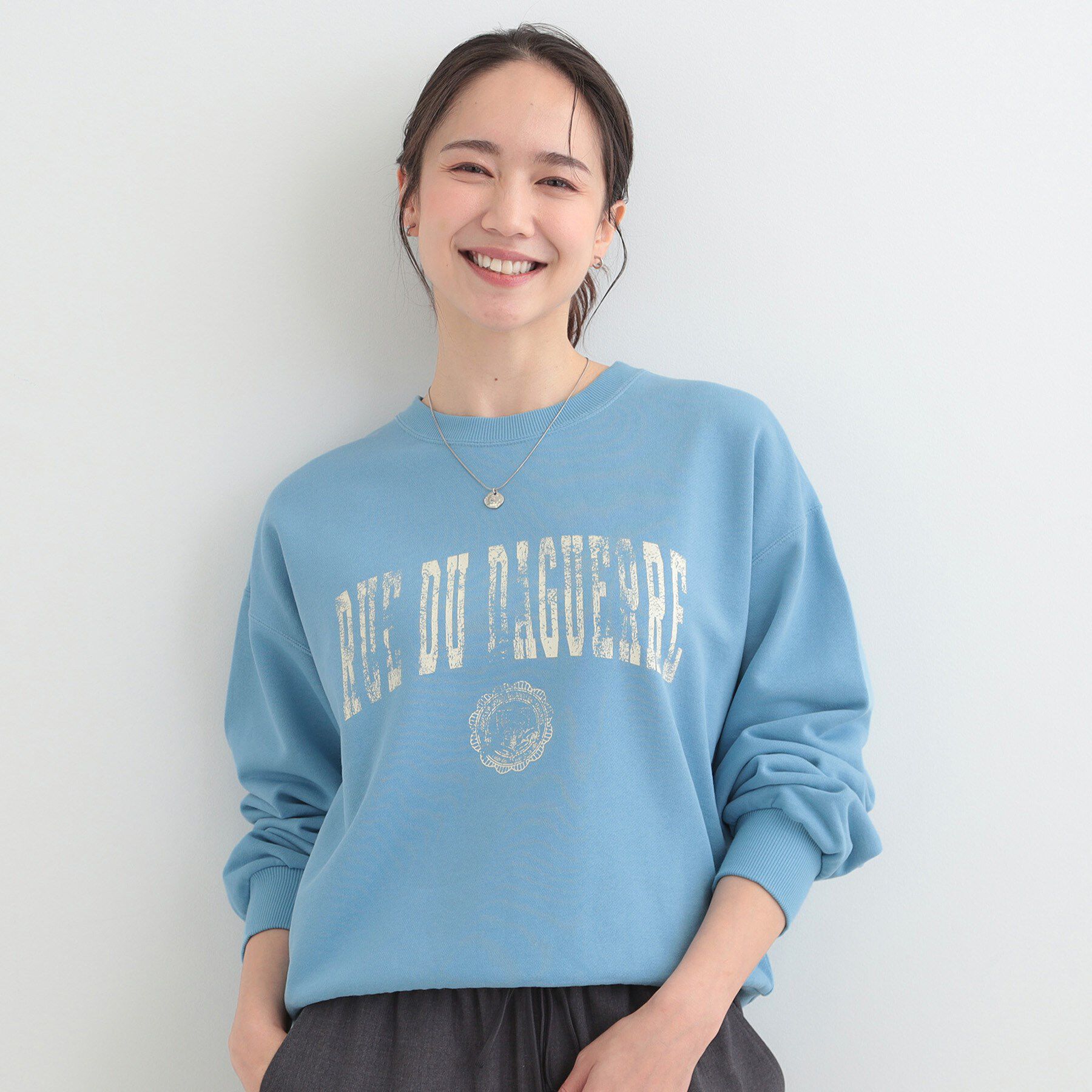 SHOO･LA･RUE「【綿100%/洗濯機可/S-LL】プリントアソート裏毛スウェット」|パーカー|