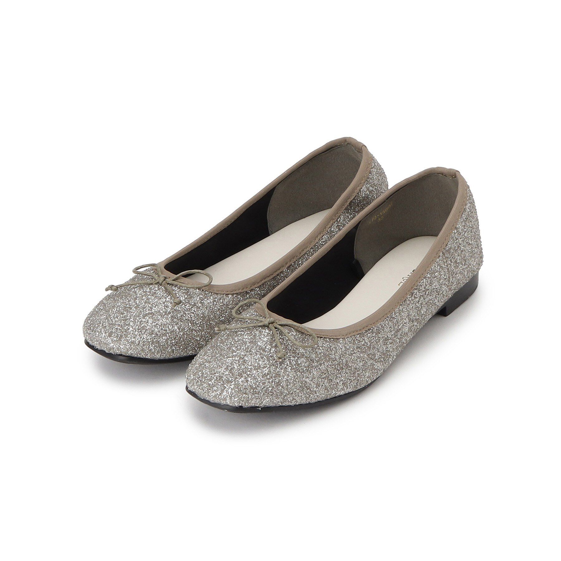 SHOO･LA･RUE「【ふかふか】シャーリングバレエシューズ」|その他|ゴールド(007)