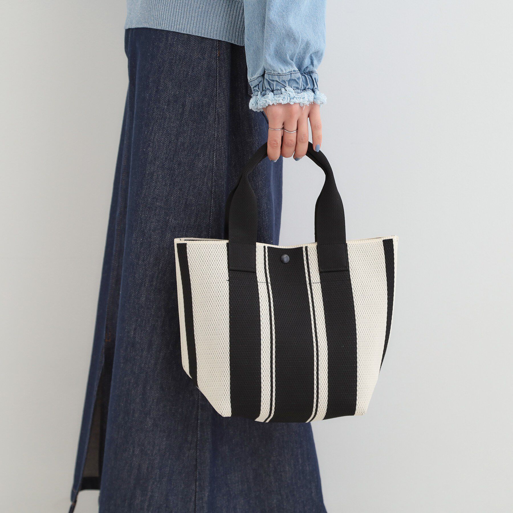 SHOO･LA･RUE「ニットランチトートバッグ」|トートバッグ|