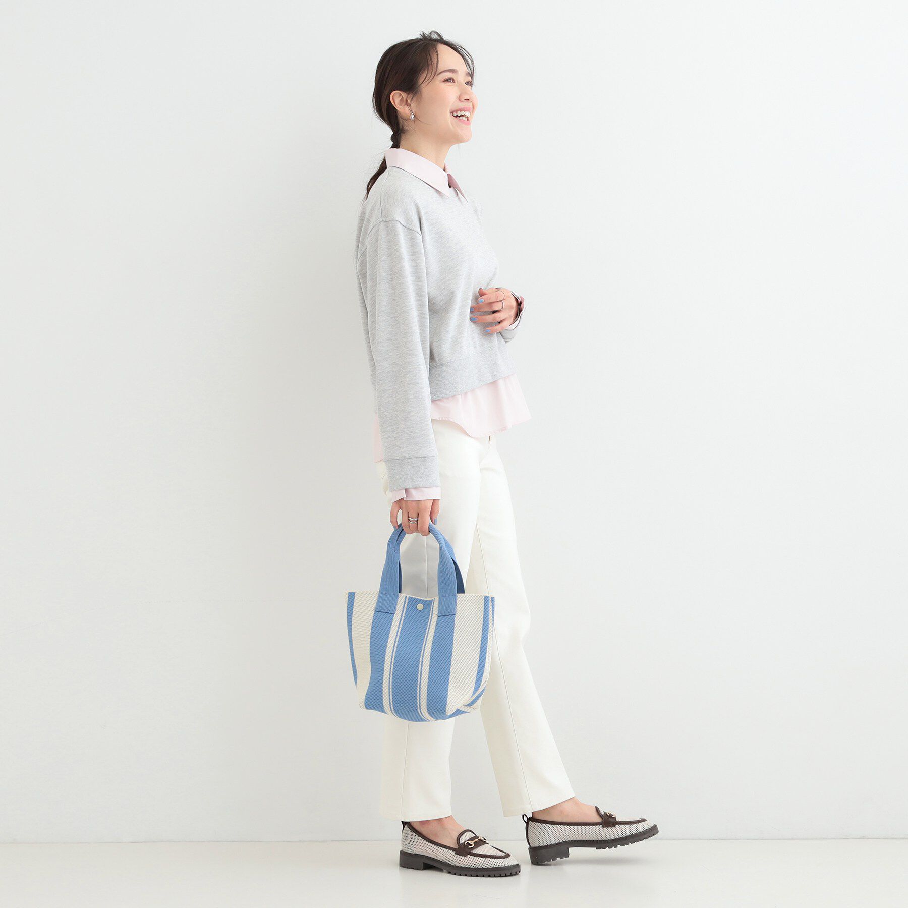 SHOO･LA･RUE「ニットランチトートバッグ」|トートバッグ|