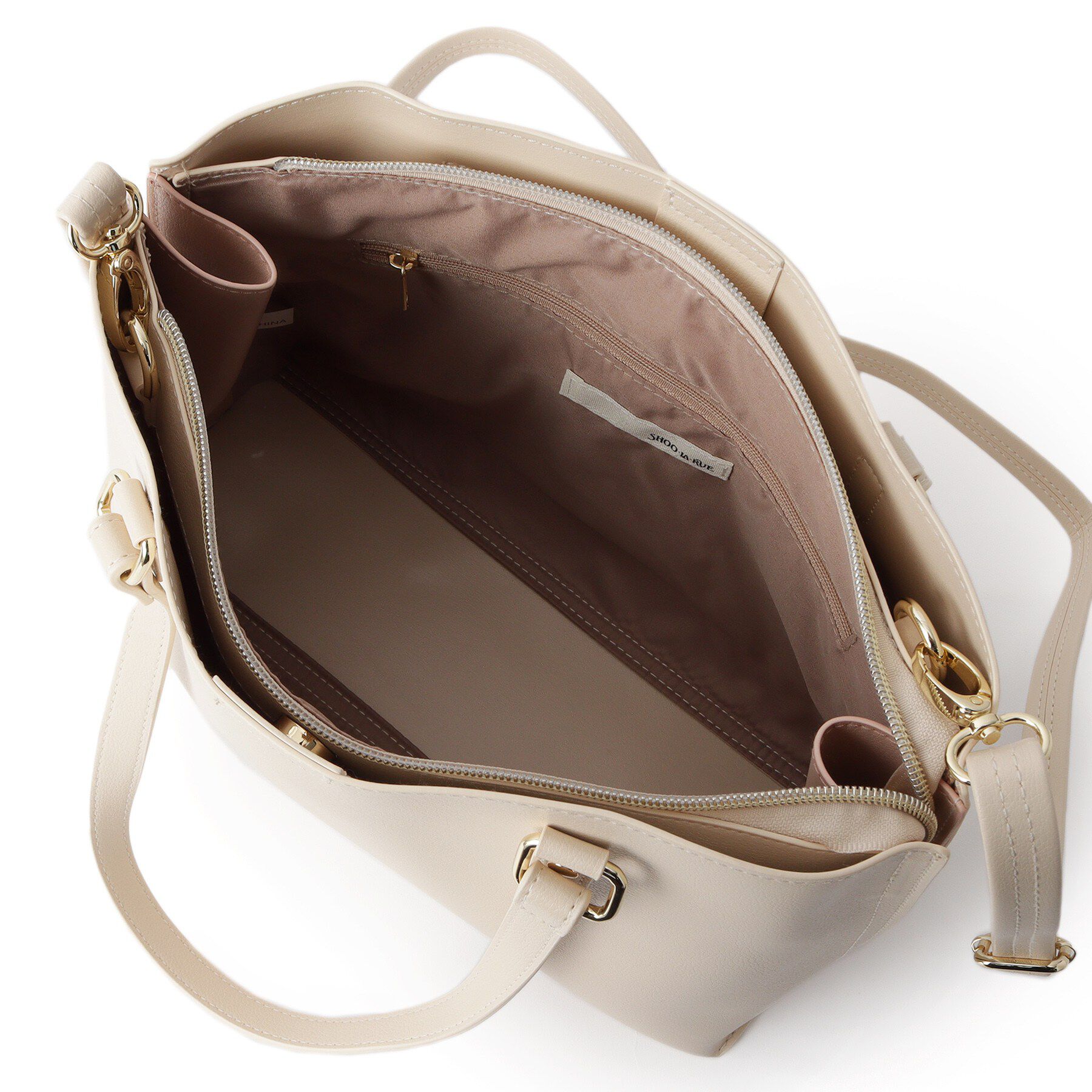 SHOO･LA･RUE「サイド配色トートバッグ」|トートバッグ|