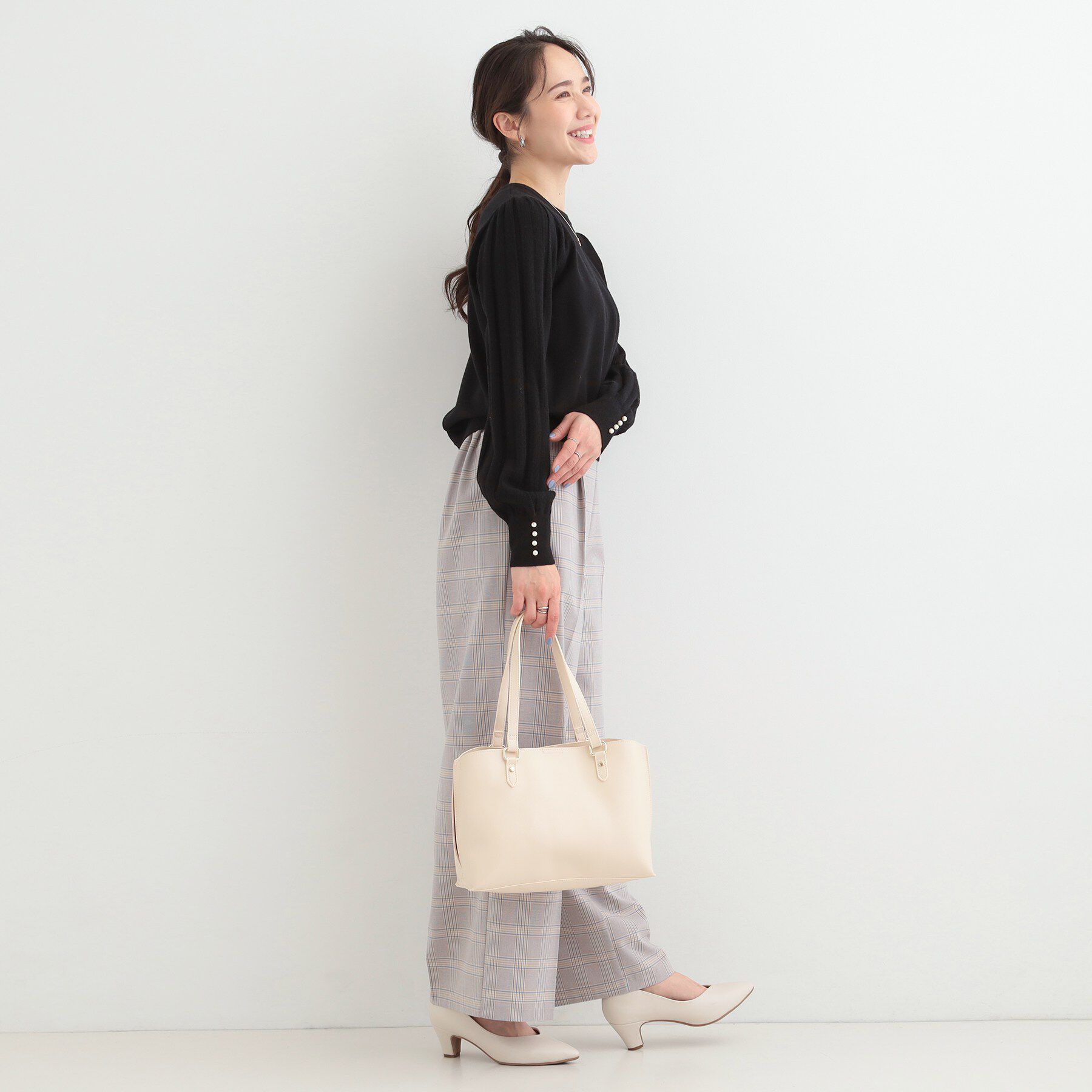 SHOO･LA･RUE「サイド配色トートバッグ」|トートバッグ|