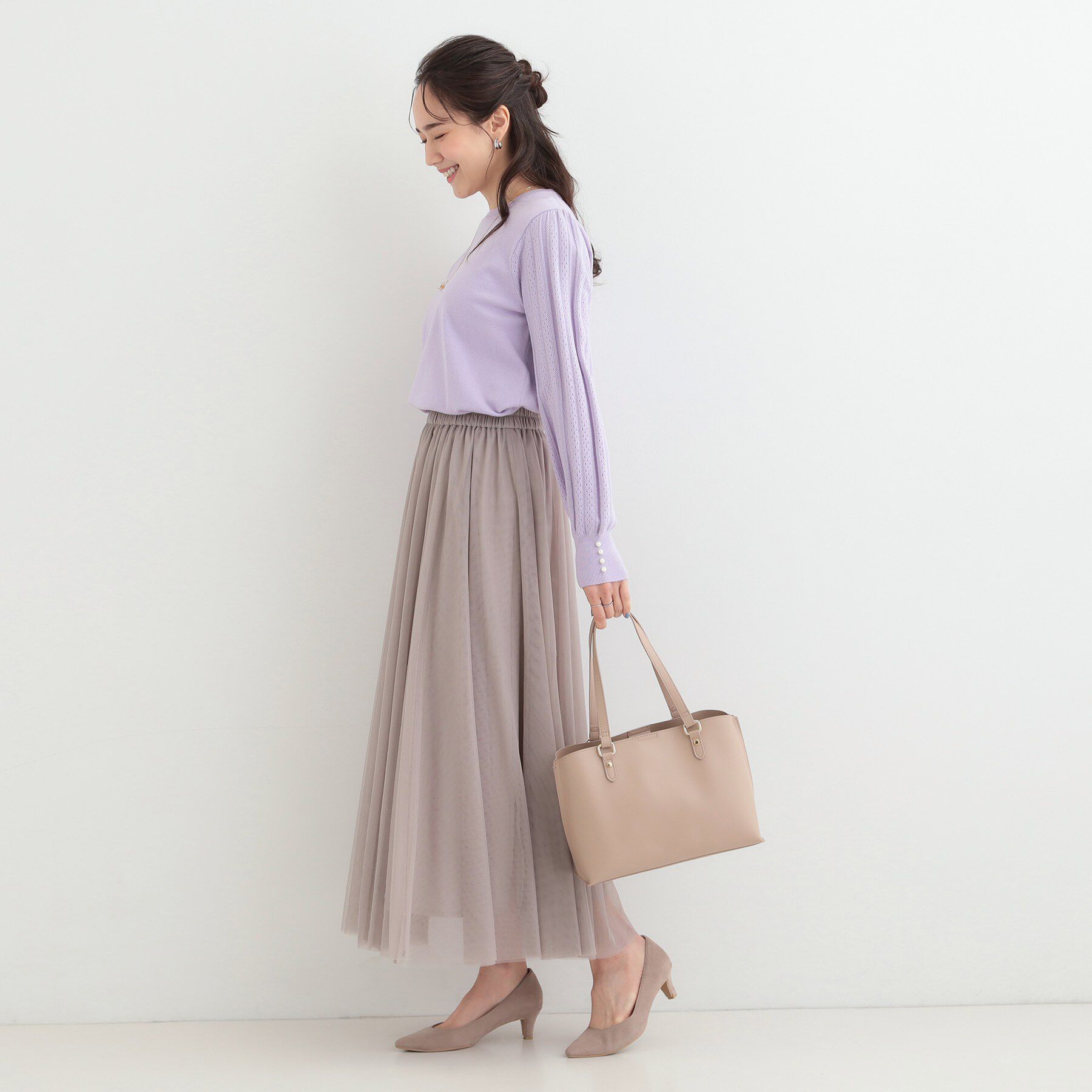 SHOO･LA･RUE「サイド配色トートバッグ」|トートバッグ|