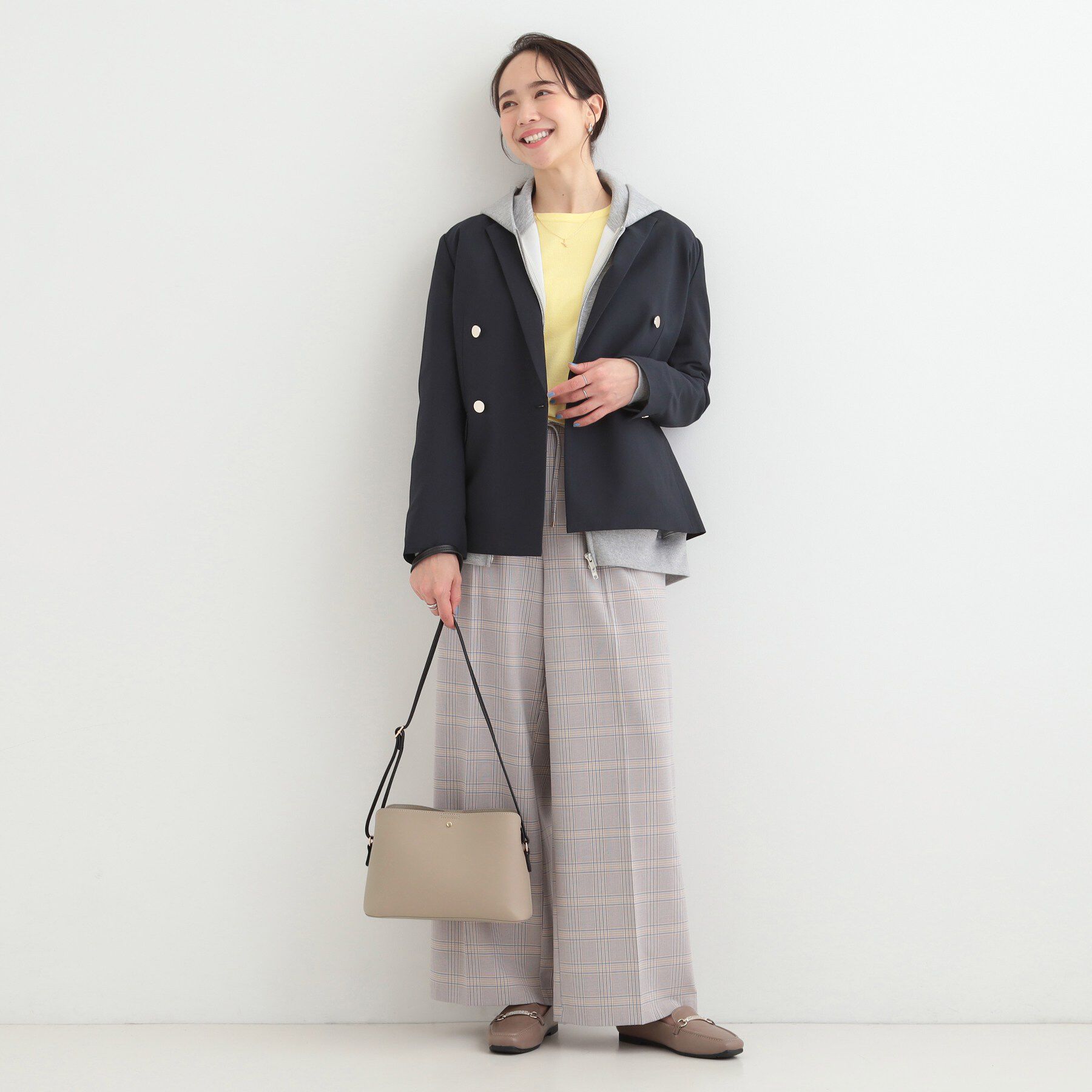 SHOO･LA･RUE「一枚革風3層ショルダーバッグ」|ショルダー・メッセンジャー|