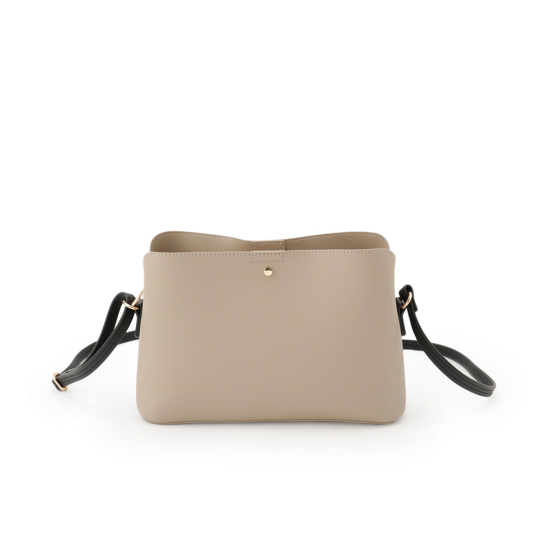 SHOO･LA･RUE「一枚革風3層ショルダーバッグ」|ショルダー・メッセンジャー|