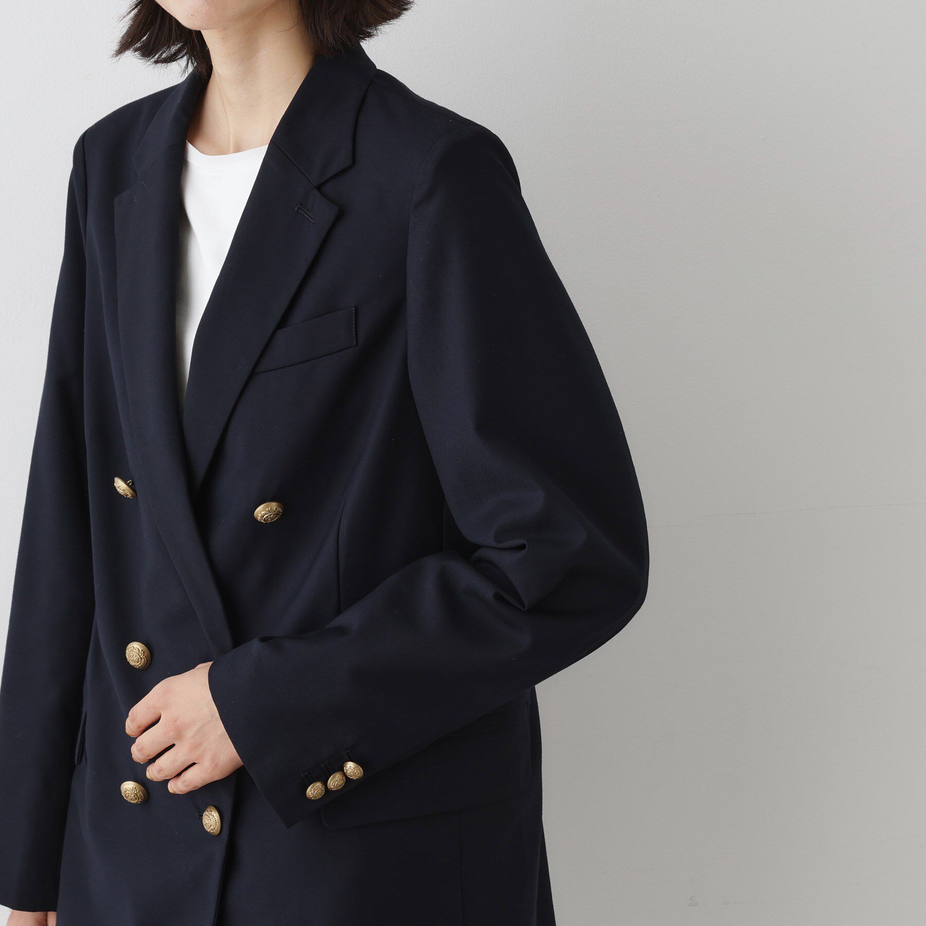 Dessin「ウール混ダブルジャケット」|テーラードジャケット|