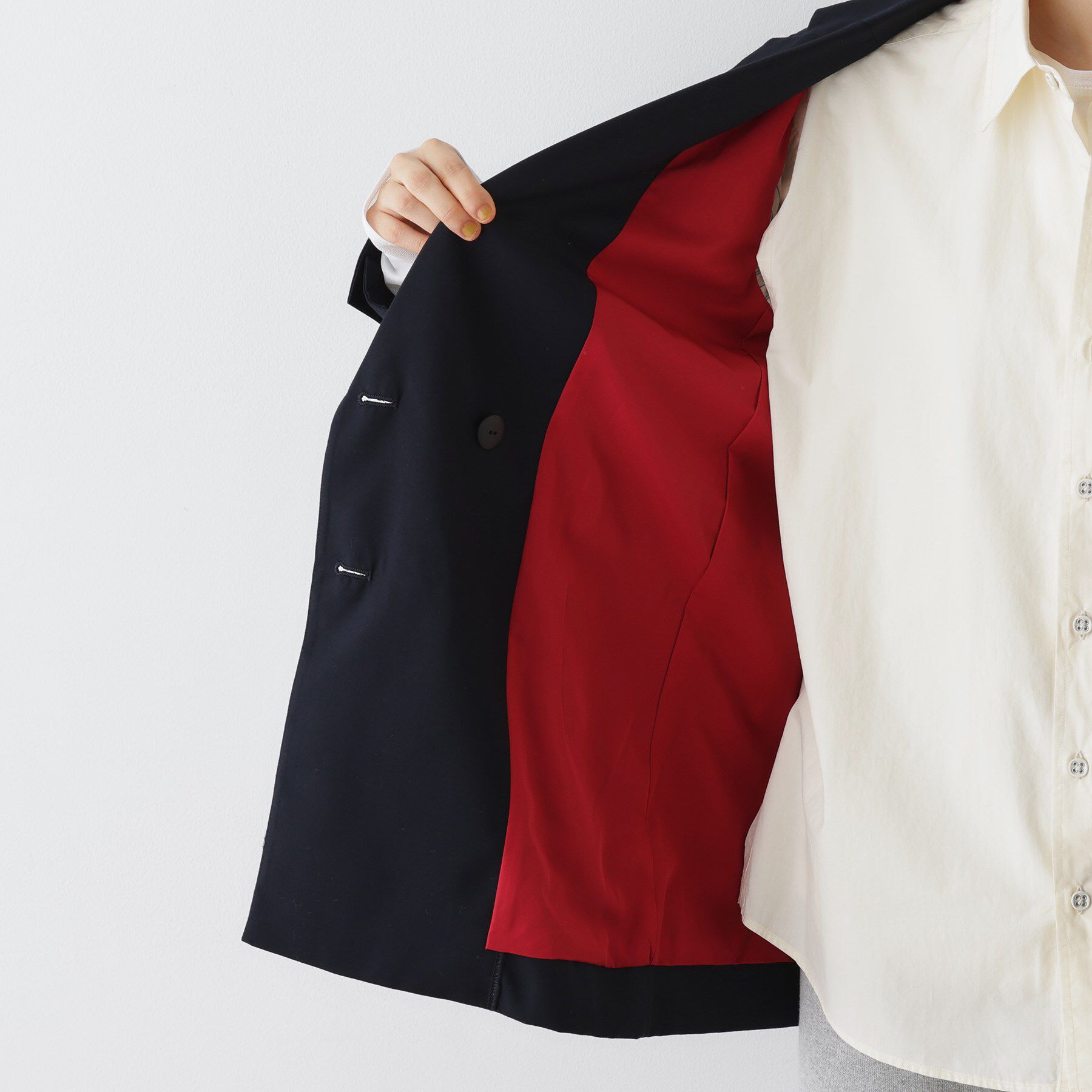 Dessin「ウール混ダブルジャケット」|テーラードジャケット|