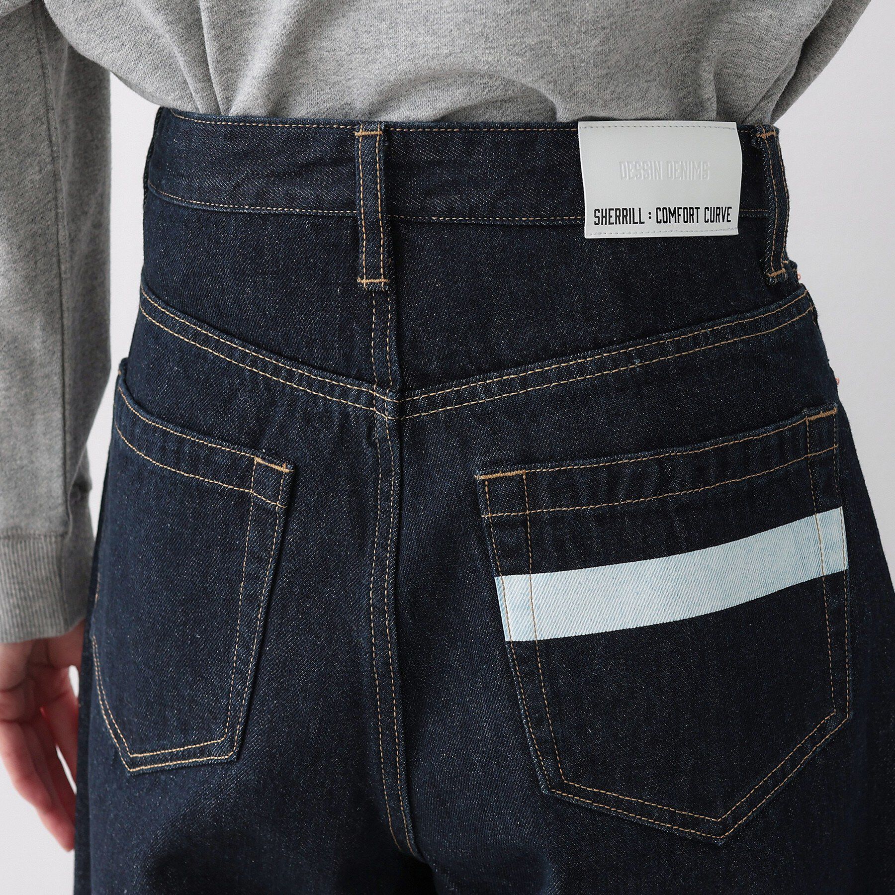 Dessin「【洗える】ワイドカーブシルエット12OZデニム」|その他|