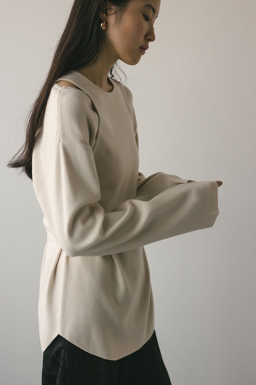 STYLEMIXER「ウォッシャブルアメスリレイヤードニット」|ニット・セーター|