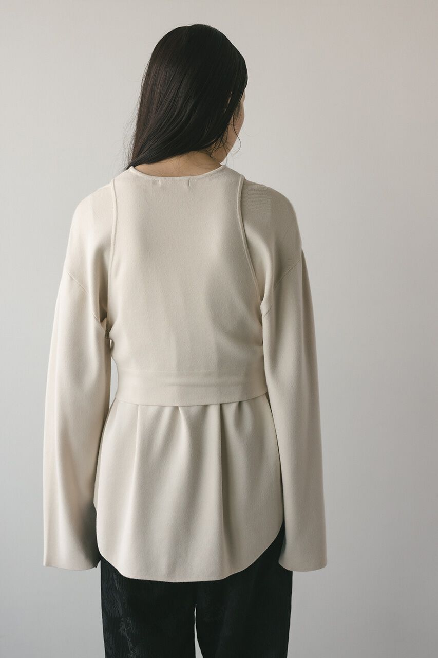 STYLEMIXER「ウォッシャブルアメスリレイヤードニット」|ニット・セーター|