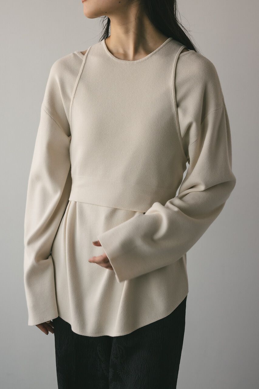 STYLEMIXER「ウォッシャブルアメスリレイヤードニット」|ニット・セーター|