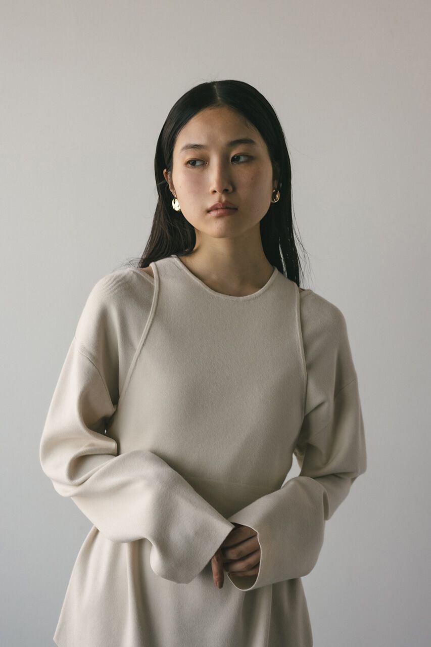 STYLEMIXER「ウォッシャブルアメスリレイヤードニット」|ニット・セーター|