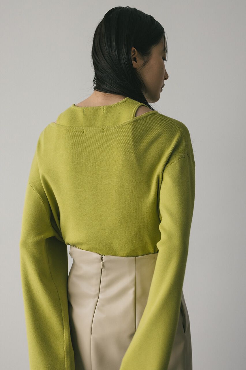 STYLEMIXER「ウォッシャブルアメスリレイヤードニット」|ニット・セーター|