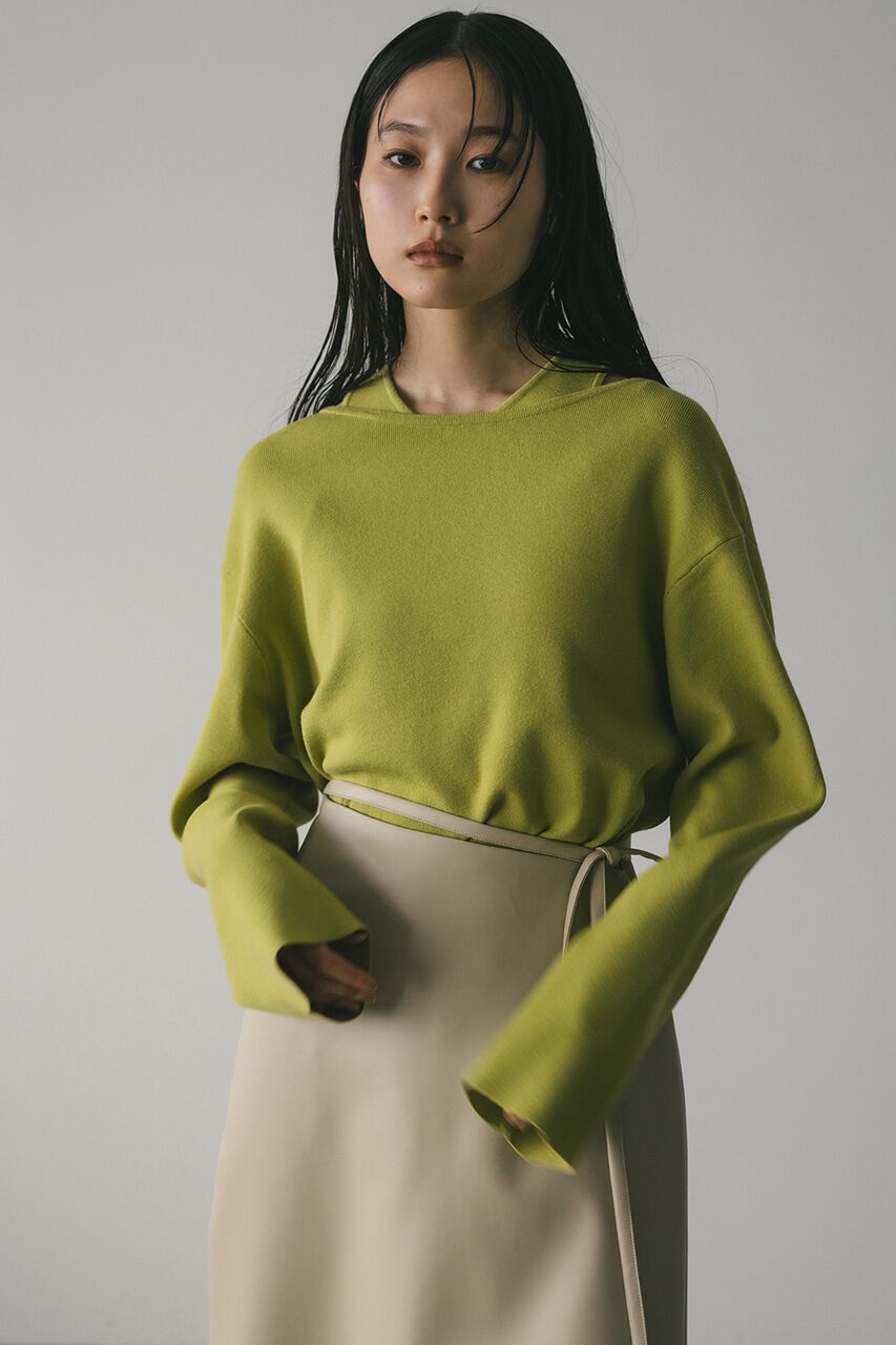 STYLEMIXER「ウォッシャブルアメスリレイヤードニット」|ニット・セーター|