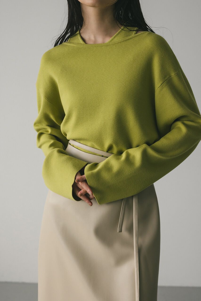 STYLEMIXER「ウォッシャブルアメスリレイヤードニット」|ニット・セーター|