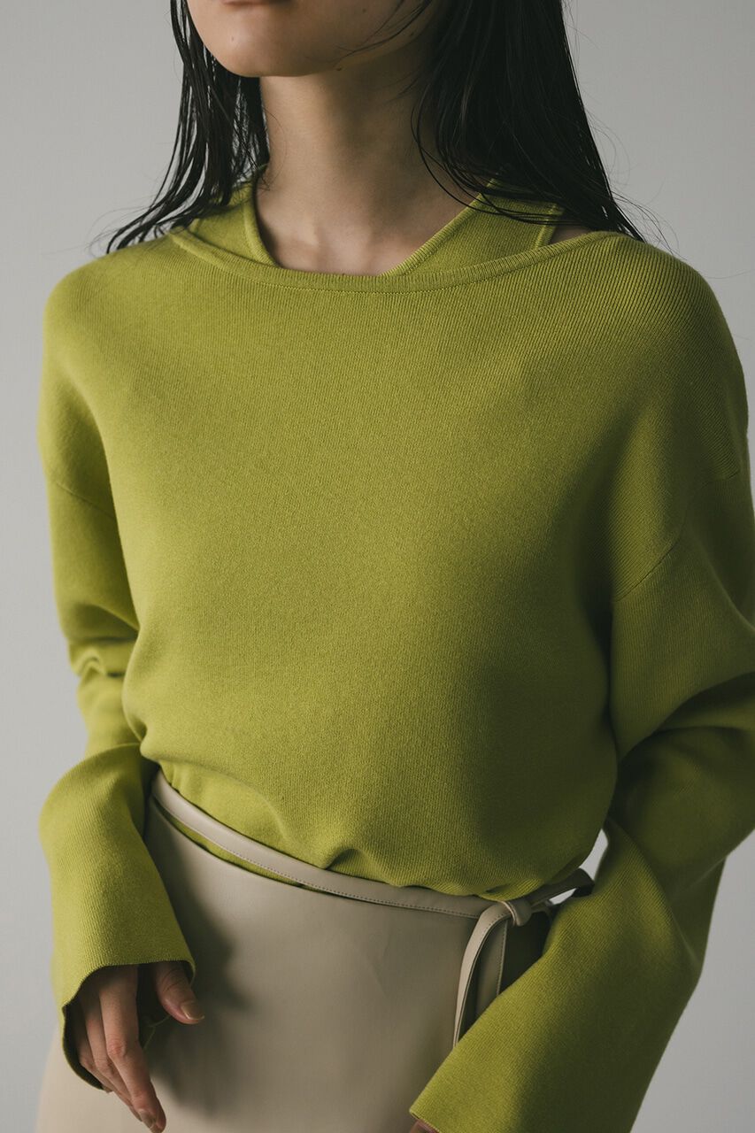 STYLEMIXER「ウォッシャブルアメスリレイヤードニット」|ニット・セーター|