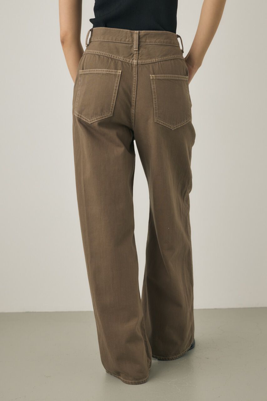 MOUSSY「ルーズストレートデニムパンツ　オーガニックコットン使用」|デニム|