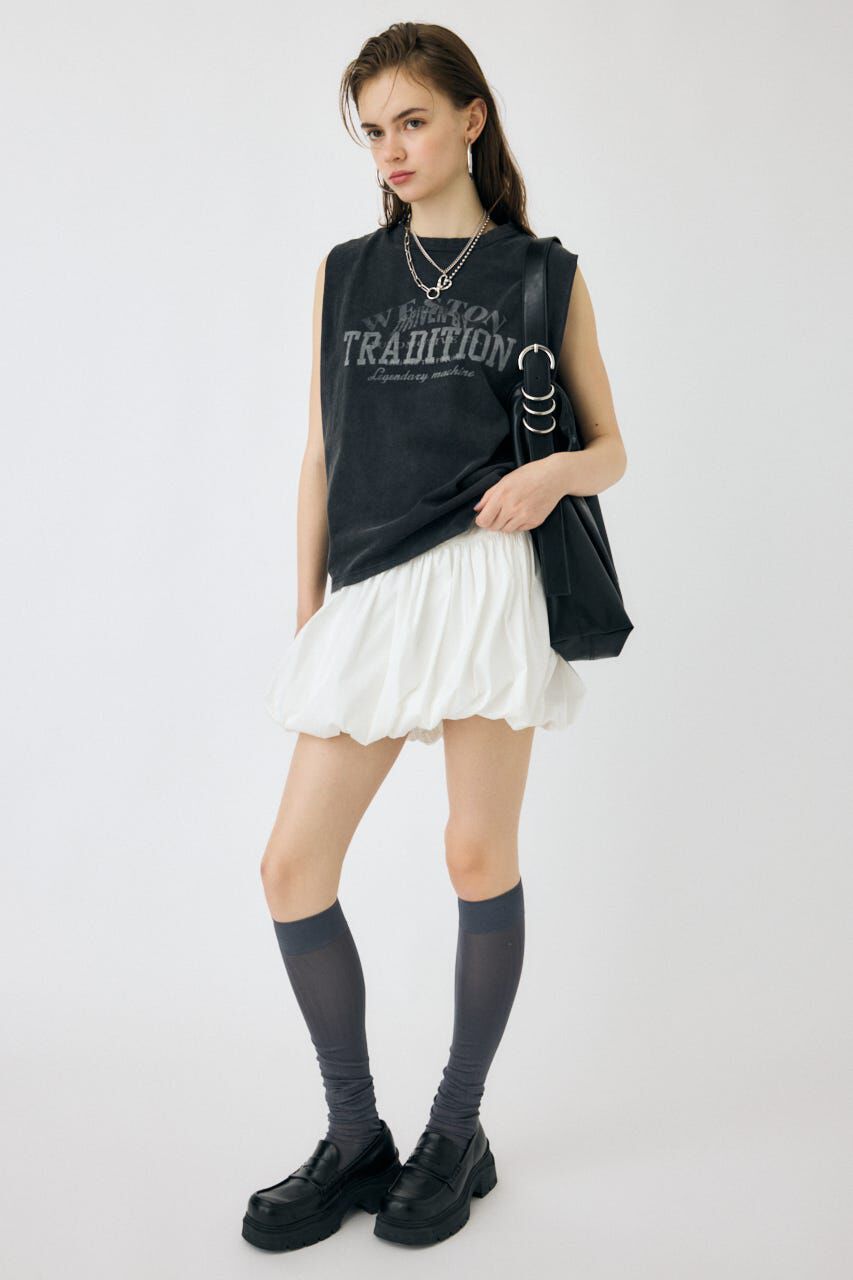 MOUSSY「BALLOON MINI スカート」|スカート|O/WHT1