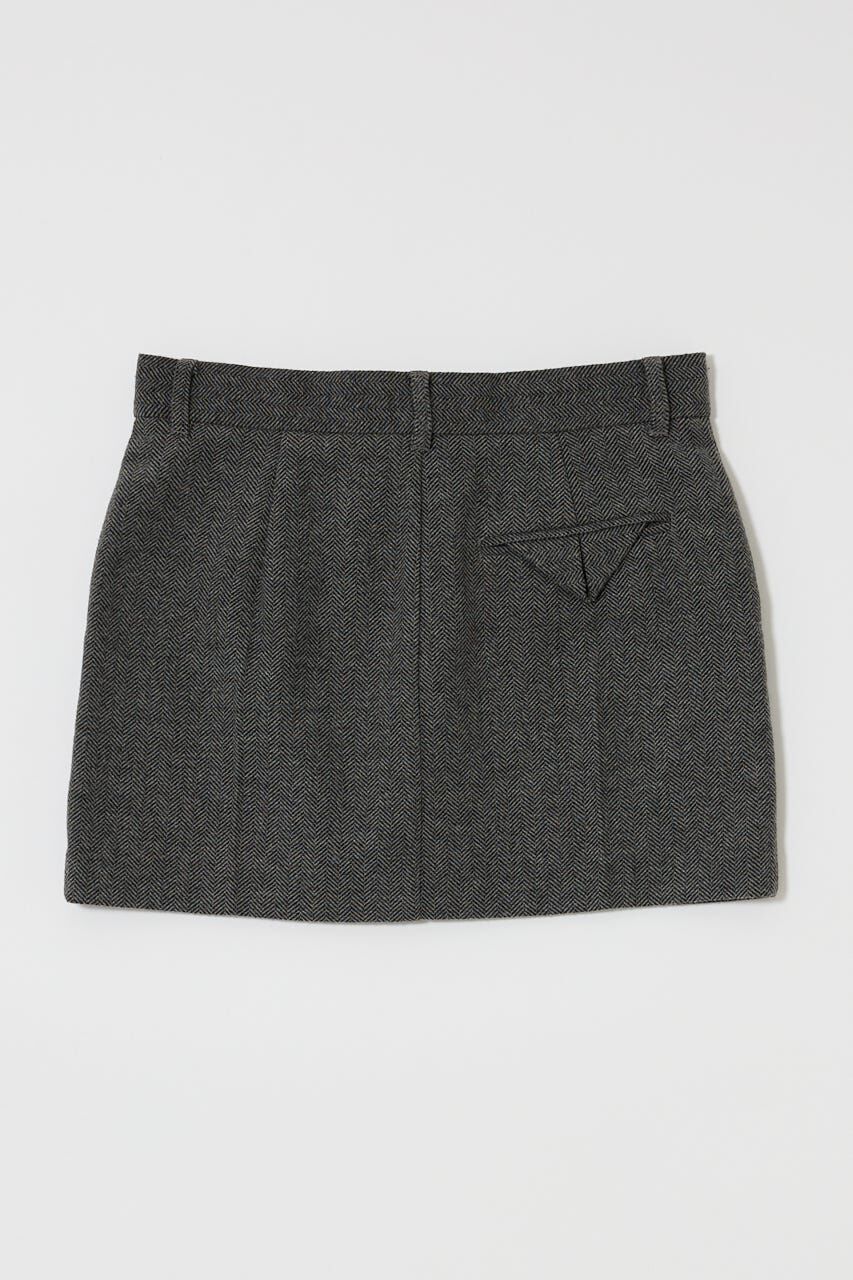 MOUSSY「CENTER PRESSED ミニスカート」|スカート|