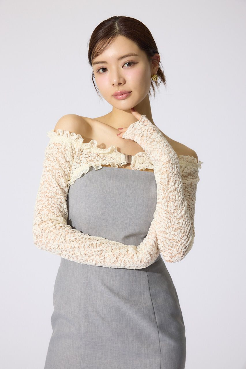 rienda「オフショルレースコンビマーメイドワンピース」|ワンピース|