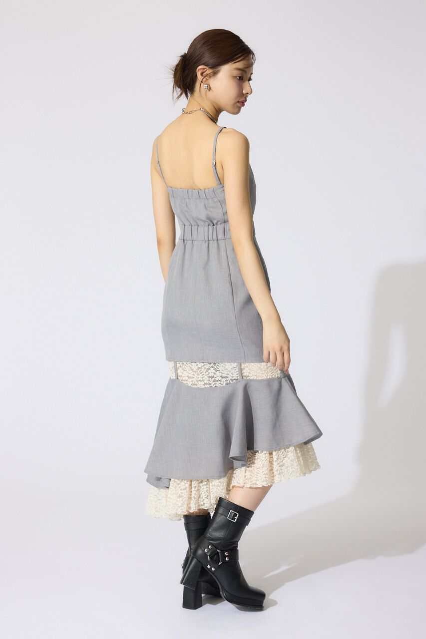 rienda「オフショルレースコンビマーメイドワンピース」|ワンピース|