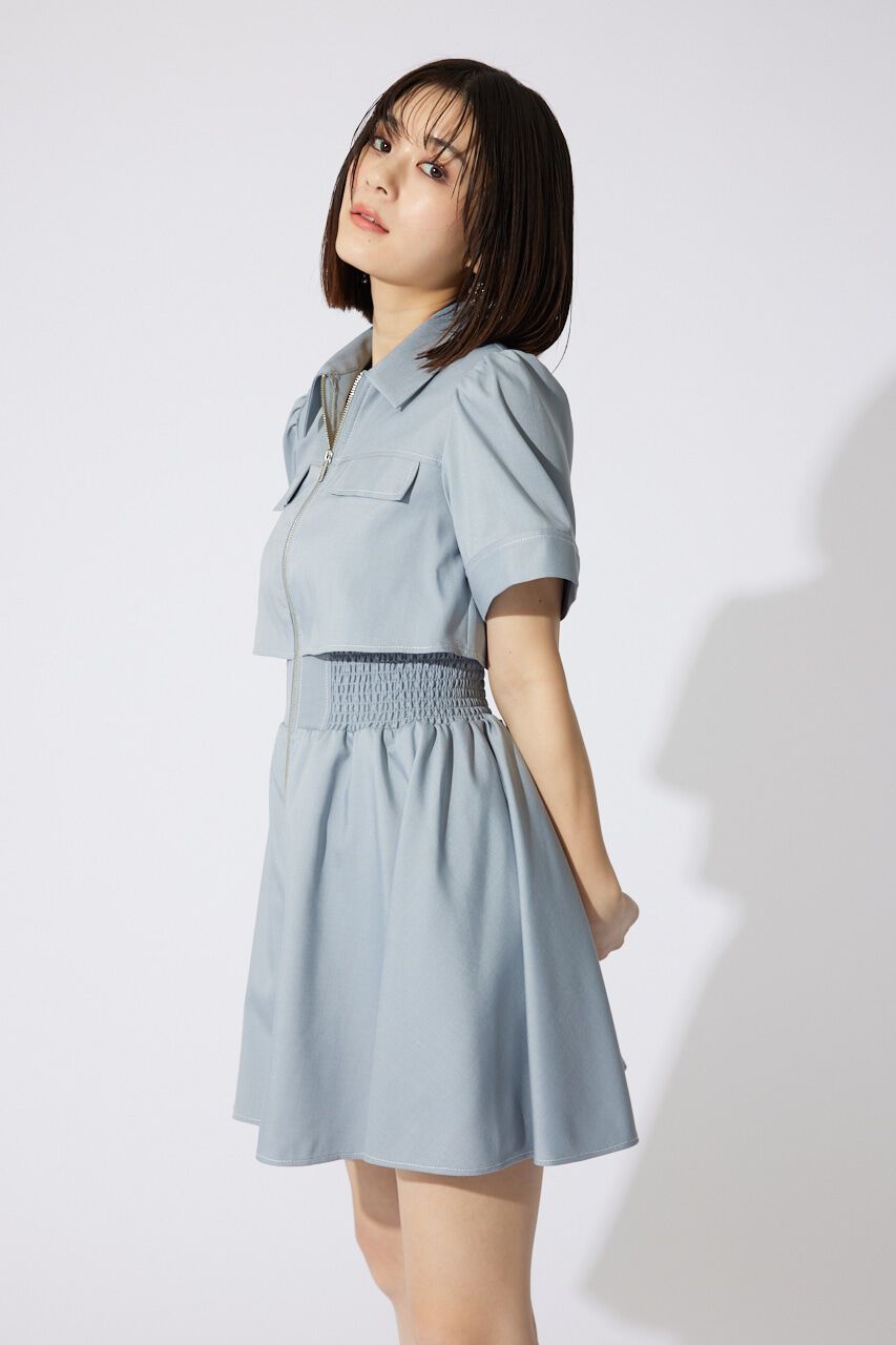 rienda「バストフレアミニワンピース」|ワンピース|