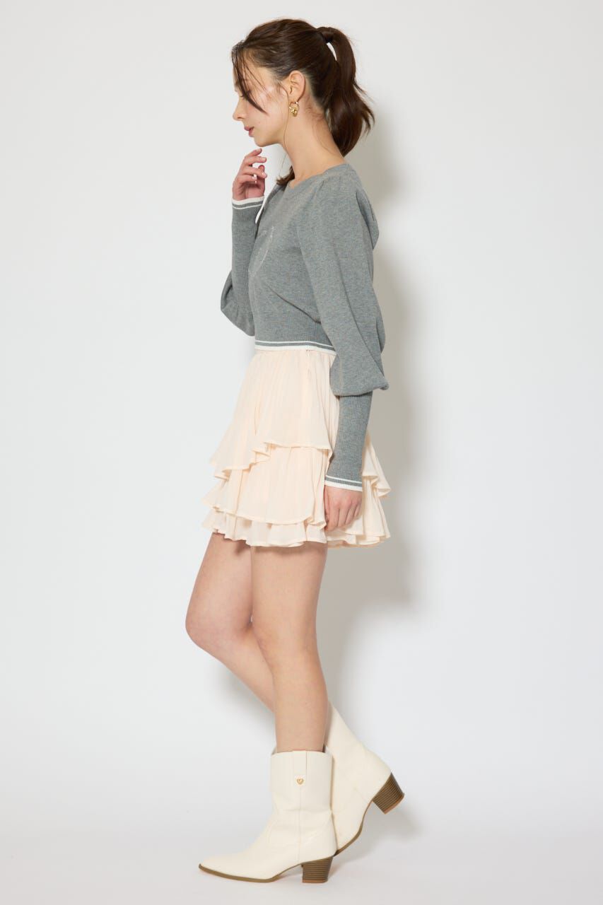 rienda「ロゴニットトップス」|ニット・セーター|