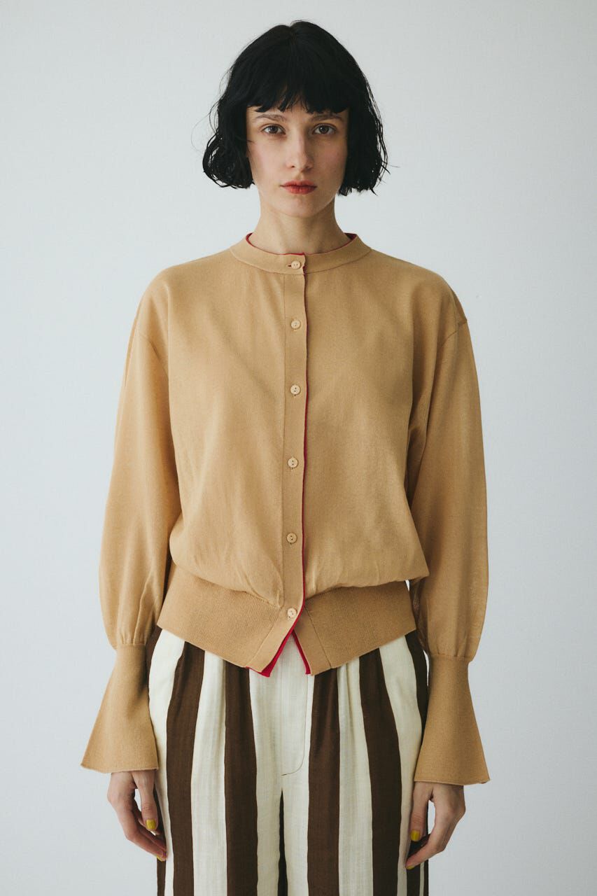 HeRIN.CYE「［予約］Double end cardigan」|カーディガン|BEG