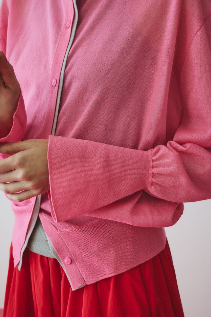 HeRIN.CYE「［予約］Double end cardigan」|カーディガン|