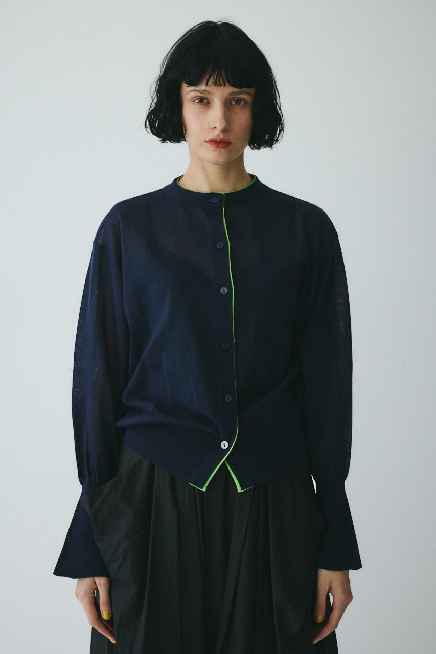 HeRIN.CYE「［予約］Double end cardigan」|カーディガン|NVY