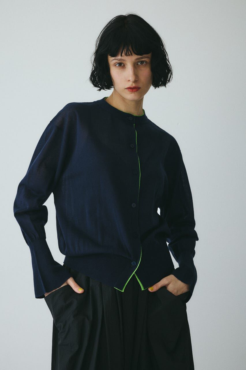 HeRIN.CYE「［予約］Double end cardigan」|カーディガン|