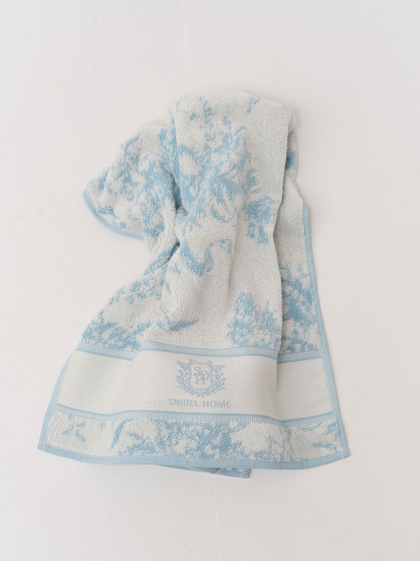 SNIDEL HOME「リボン花柄ジャガードフェイスタオル」|タオル|