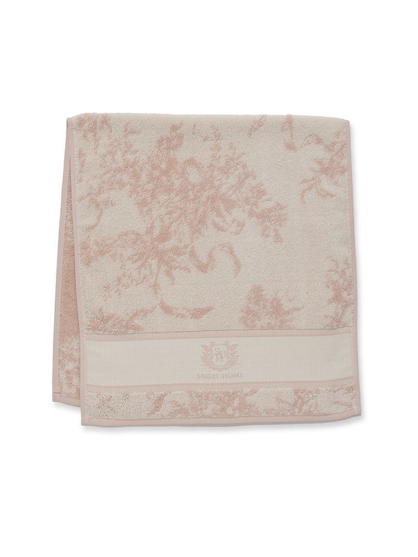 SNIDEL HOME「リボン花柄ジャガードフェイスタオル」|タオル|PNK