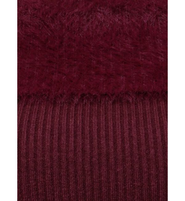 RESEXXY「シャギーコンビオフショルニットトップス」|ニット・セーター|