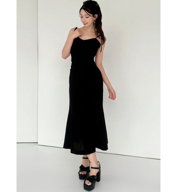 RESEXXY「ショルダーリボンマーメイドキャミワンピース」|ワンピース|